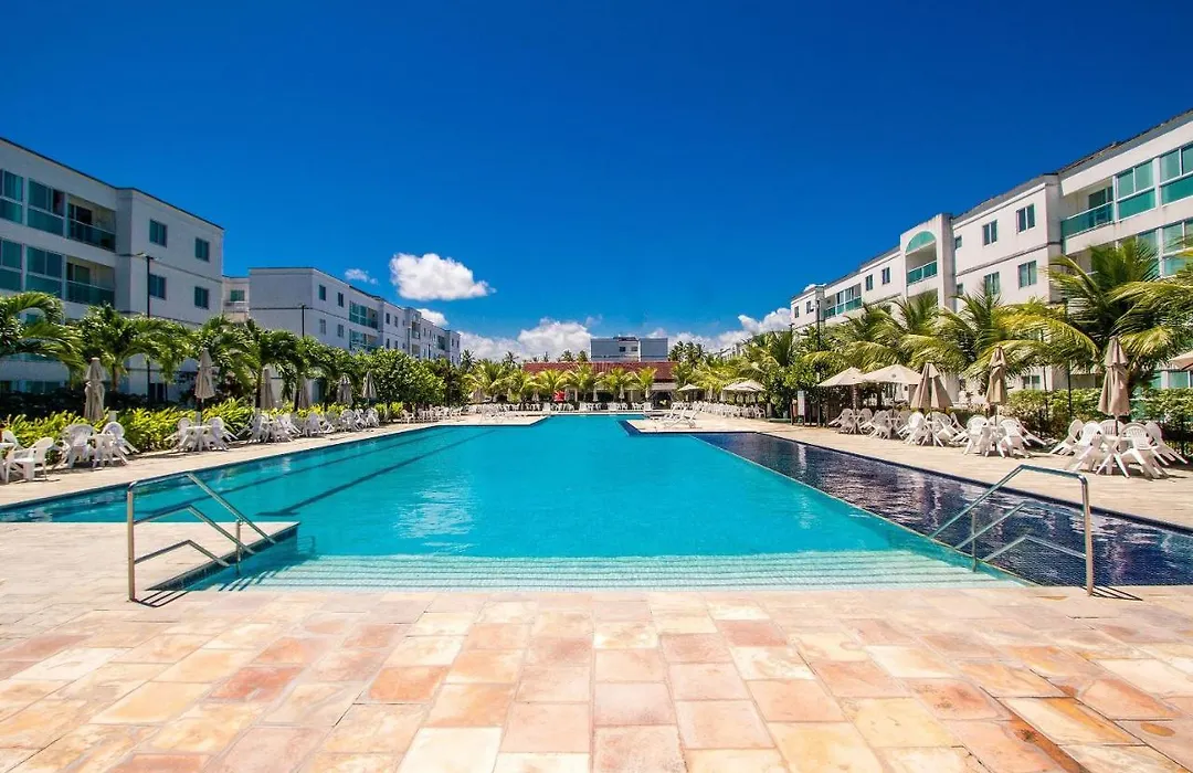 Apartamento Frente Piscina Térreo no Palm Village em Porto de Galinhas - Eco11-1